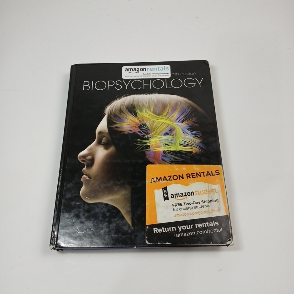 Biopsychology by John P. J. Pinel 9th Edition (2013 Hardcover)Used Former Rental